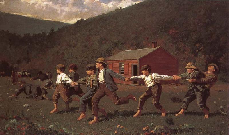 Winslow Homer Play game France oil painting art